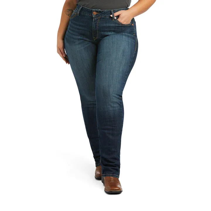 Ariat Womens R.E.A.L Perfect Rise Stackable Straight Analise Jean