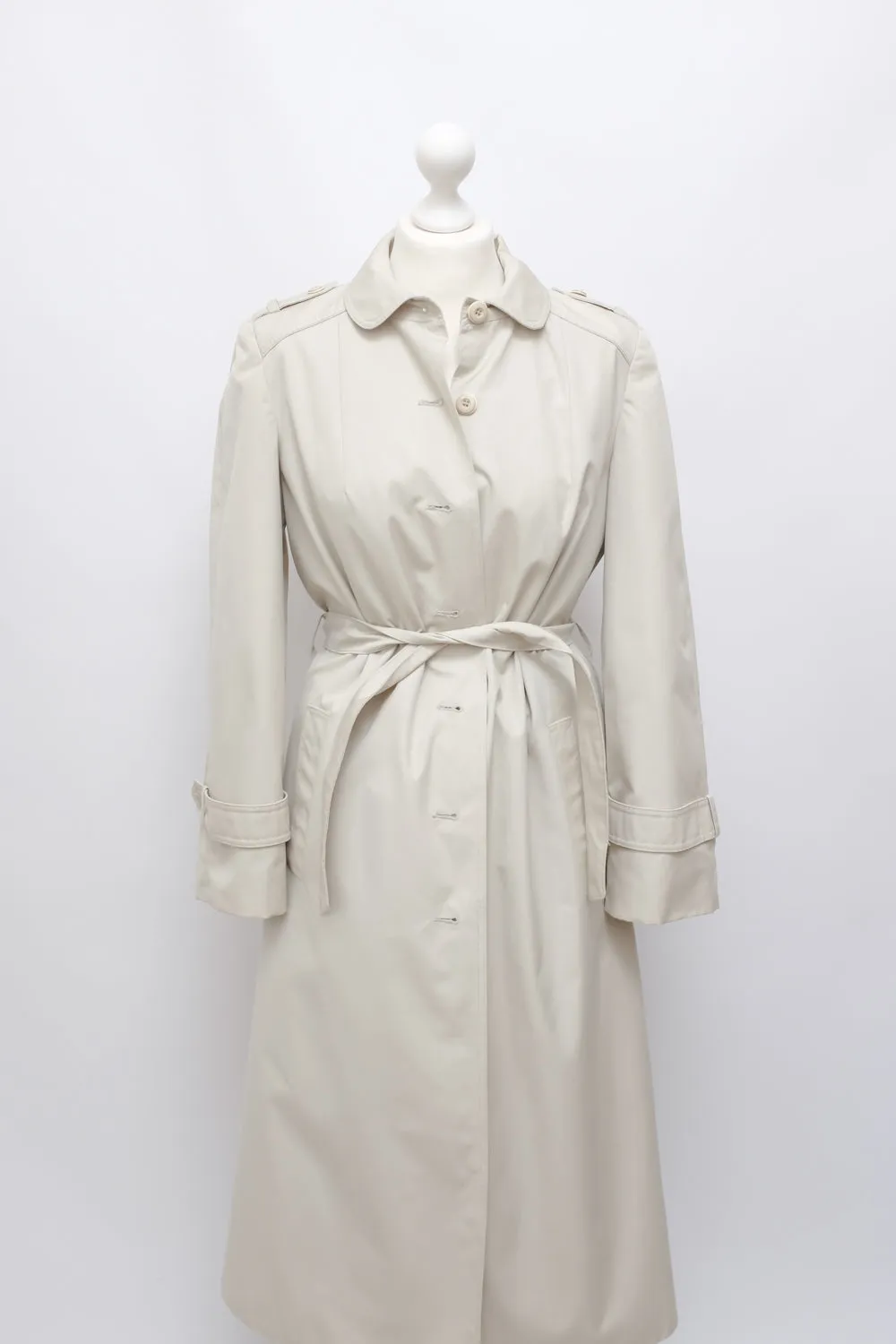 BEIGE VINTAGE 1950 TRENCH COAT