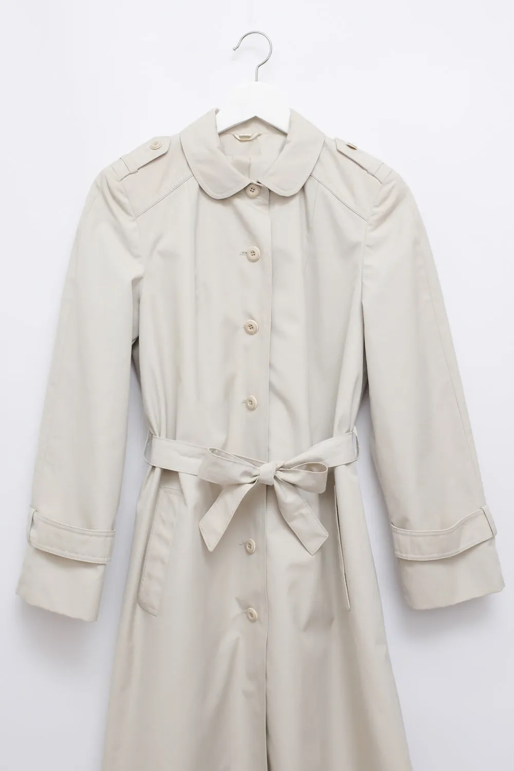 BEIGE VINTAGE 1950 TRENCH COAT