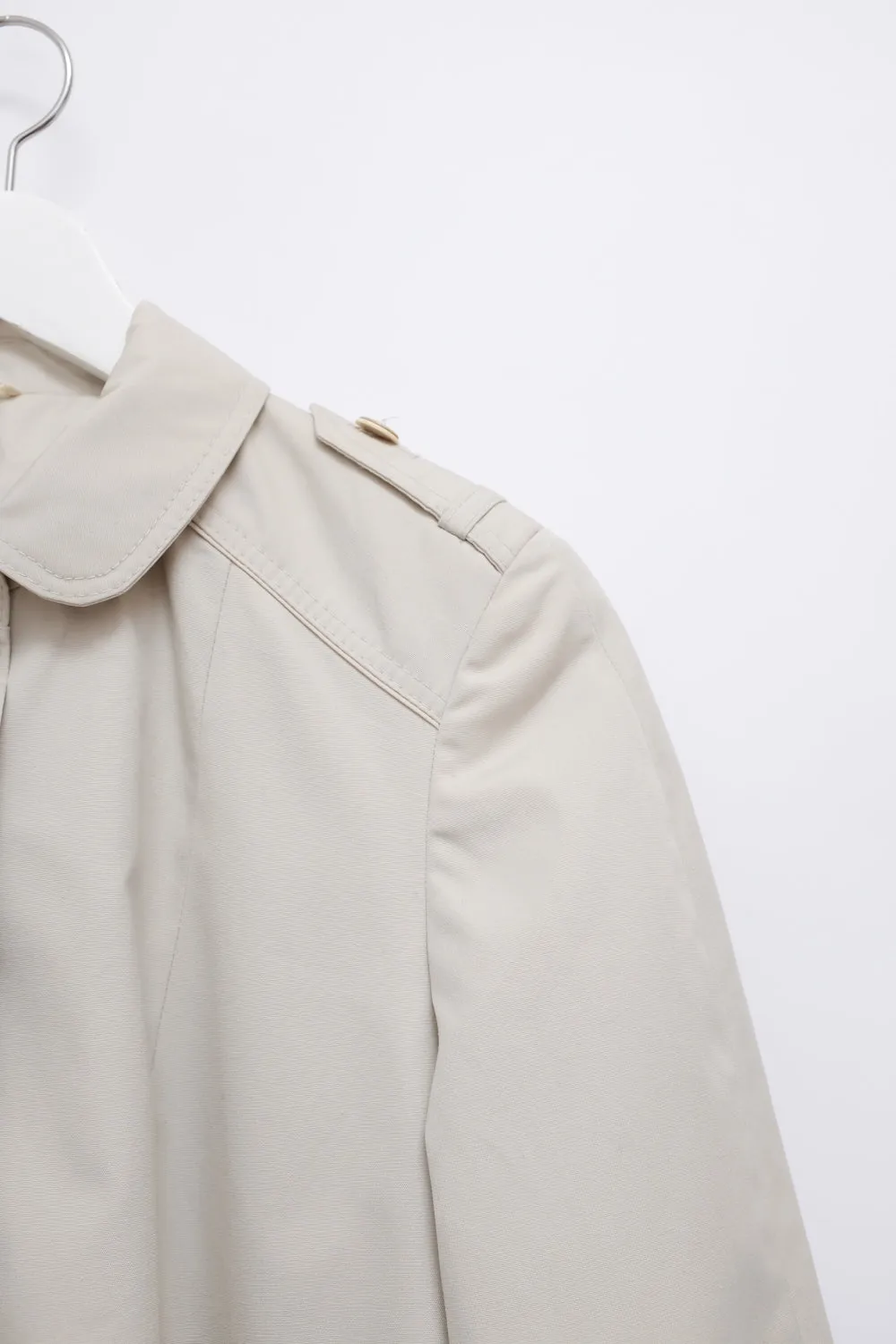 BEIGE VINTAGE 1950 TRENCH COAT