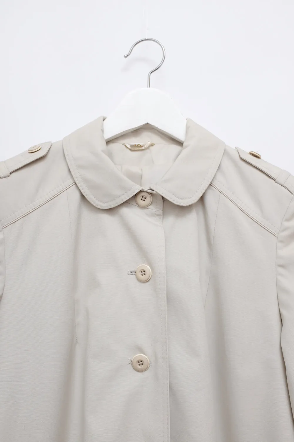 BEIGE VINTAGE 1950 TRENCH COAT