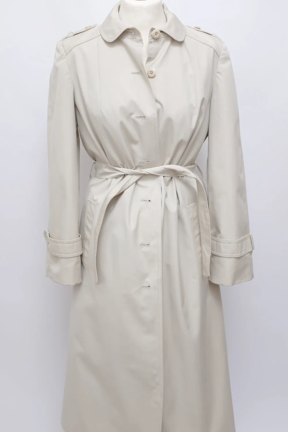 BEIGE VINTAGE 1950 TRENCH COAT