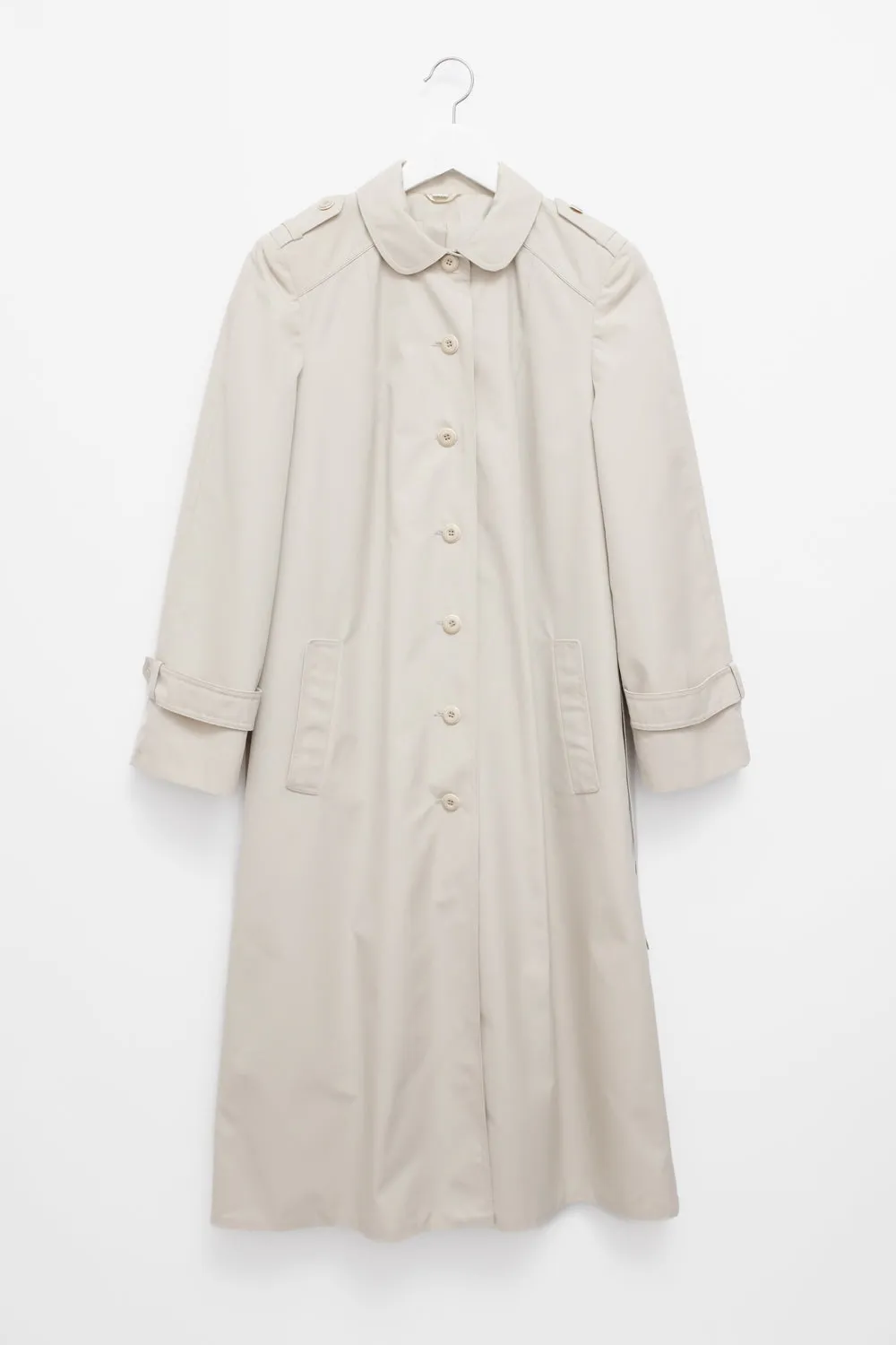 BEIGE VINTAGE 1950 TRENCH COAT