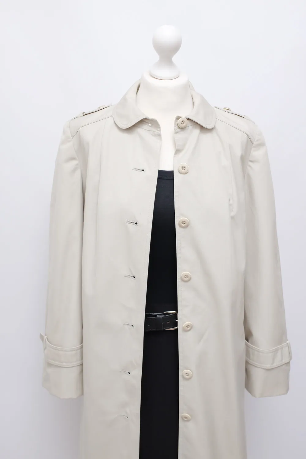 BEIGE VINTAGE 1950 TRENCH COAT