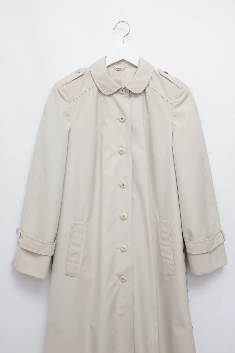 BEIGE VINTAGE 1950 TRENCH COAT