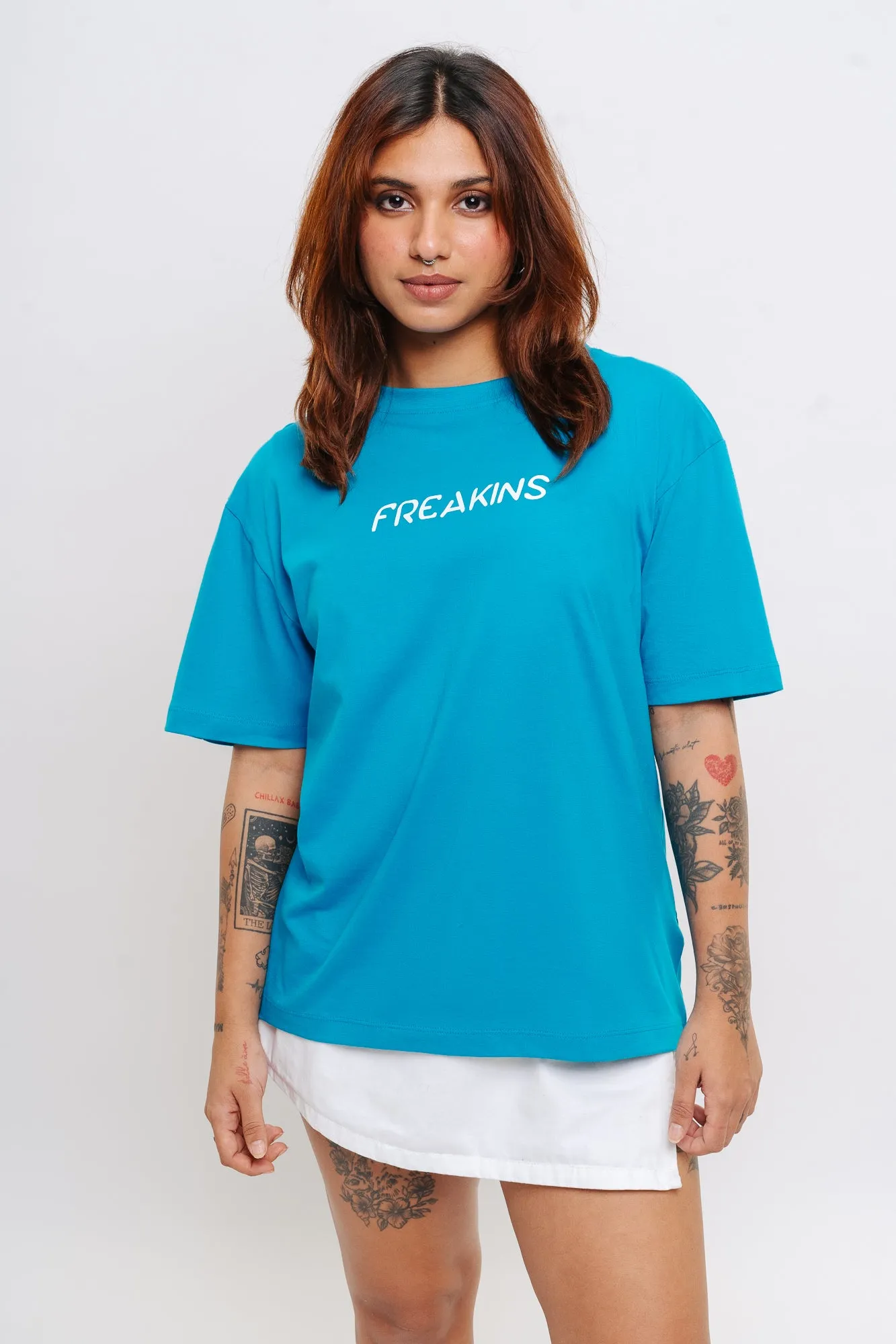 Blue Fly Away Oversized Tees