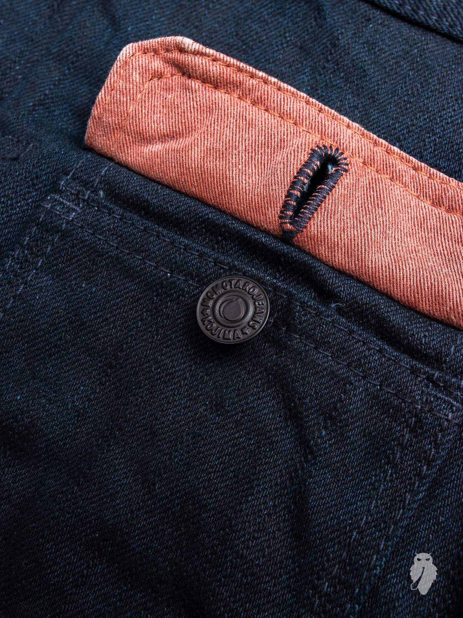 BOM012-B "Momotaro x Blue Owl" 15.7oz Selvedge Denim Jacket