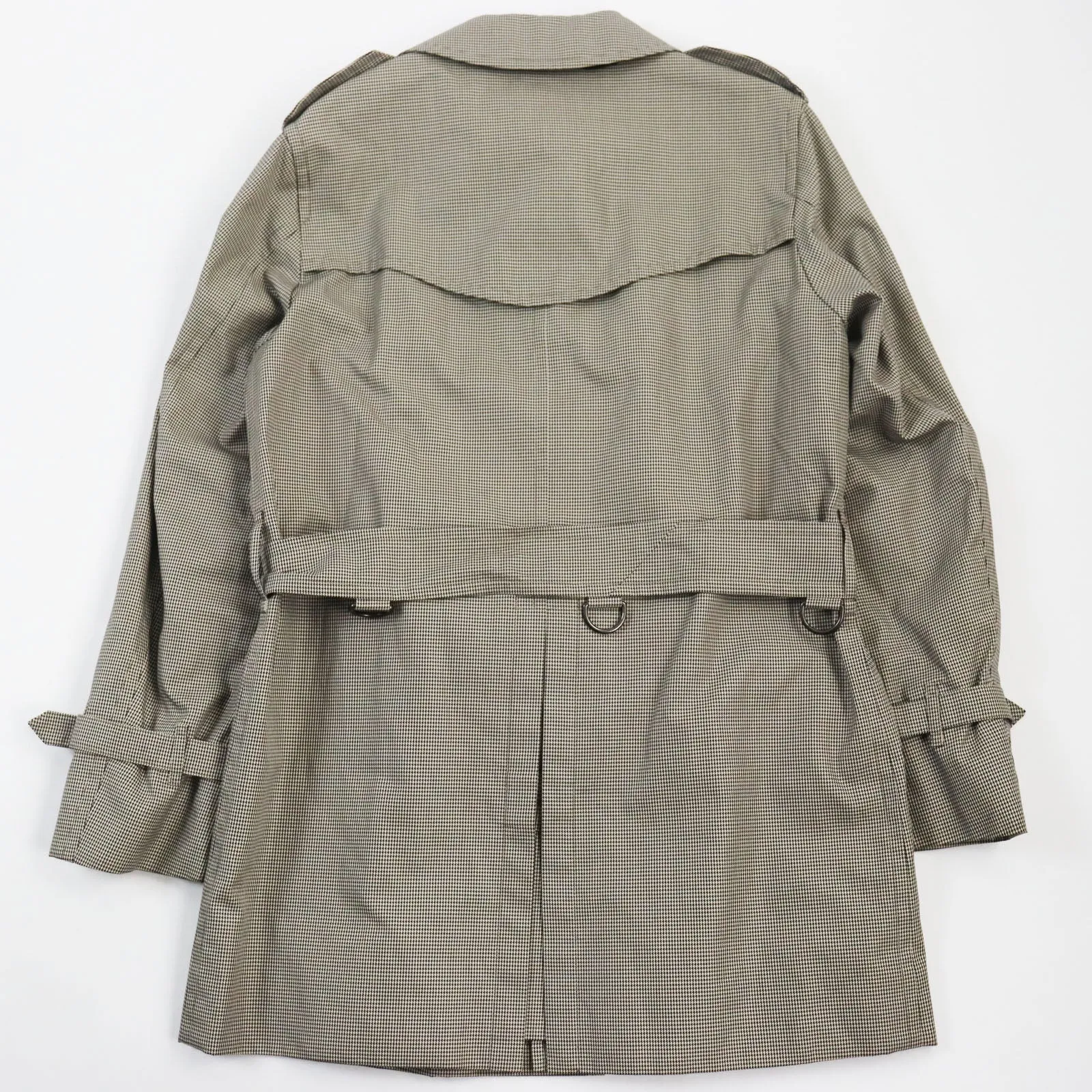 Burberry Cotton Cupra Belted Trench Coat L