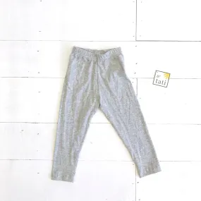 Cotton Stretch Leggings - Gray