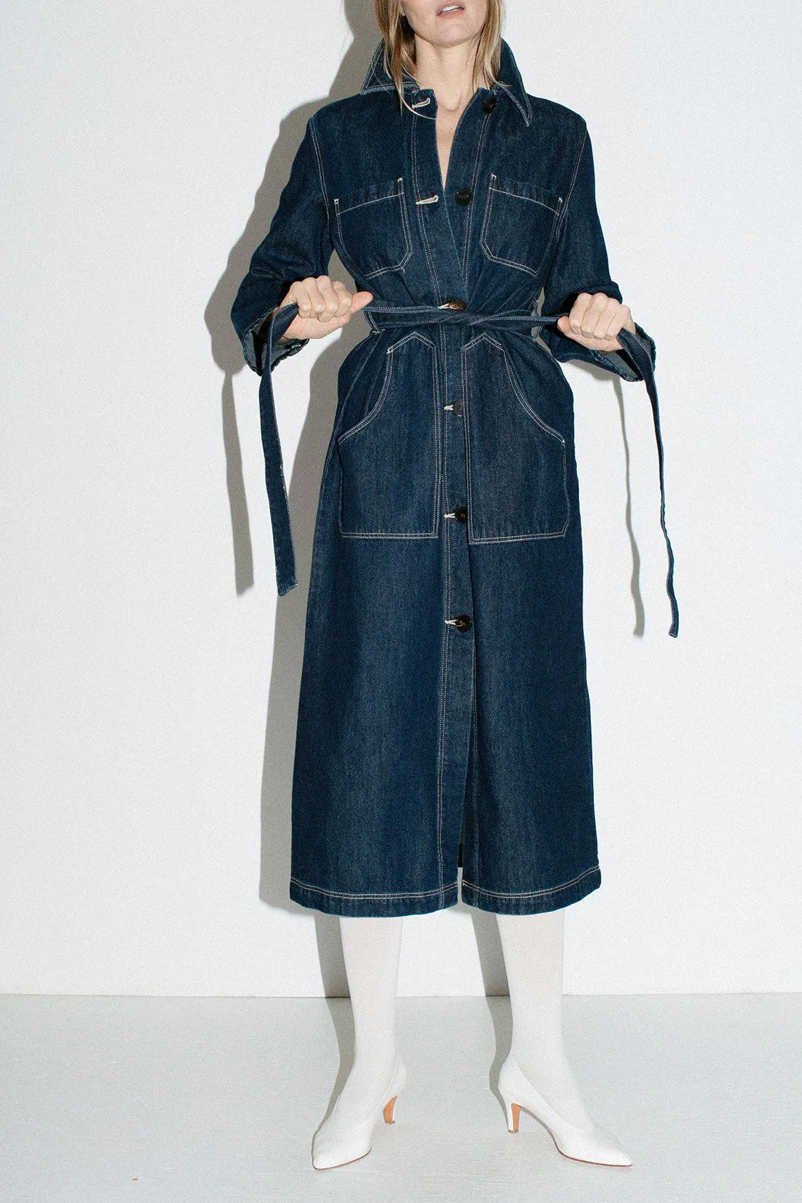 Denim Bijou Trench