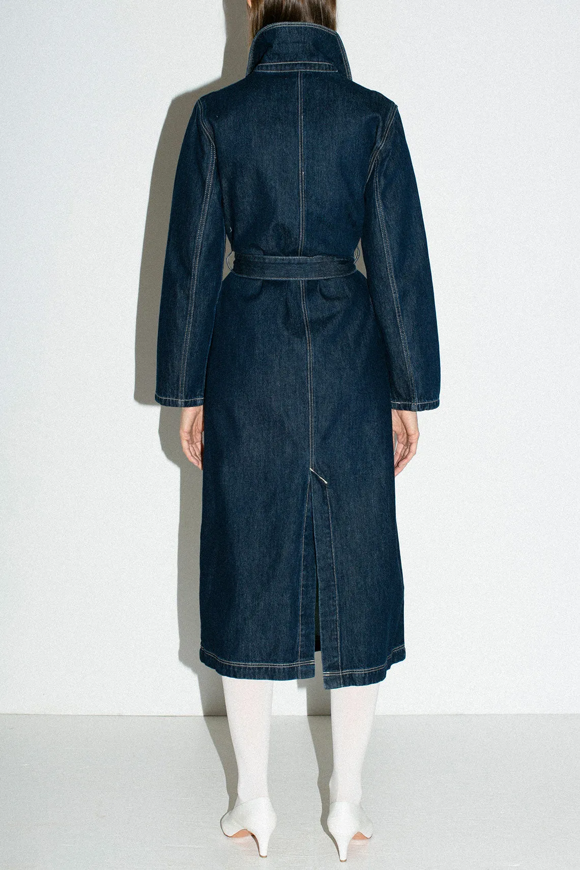 Denim Bijou Trench