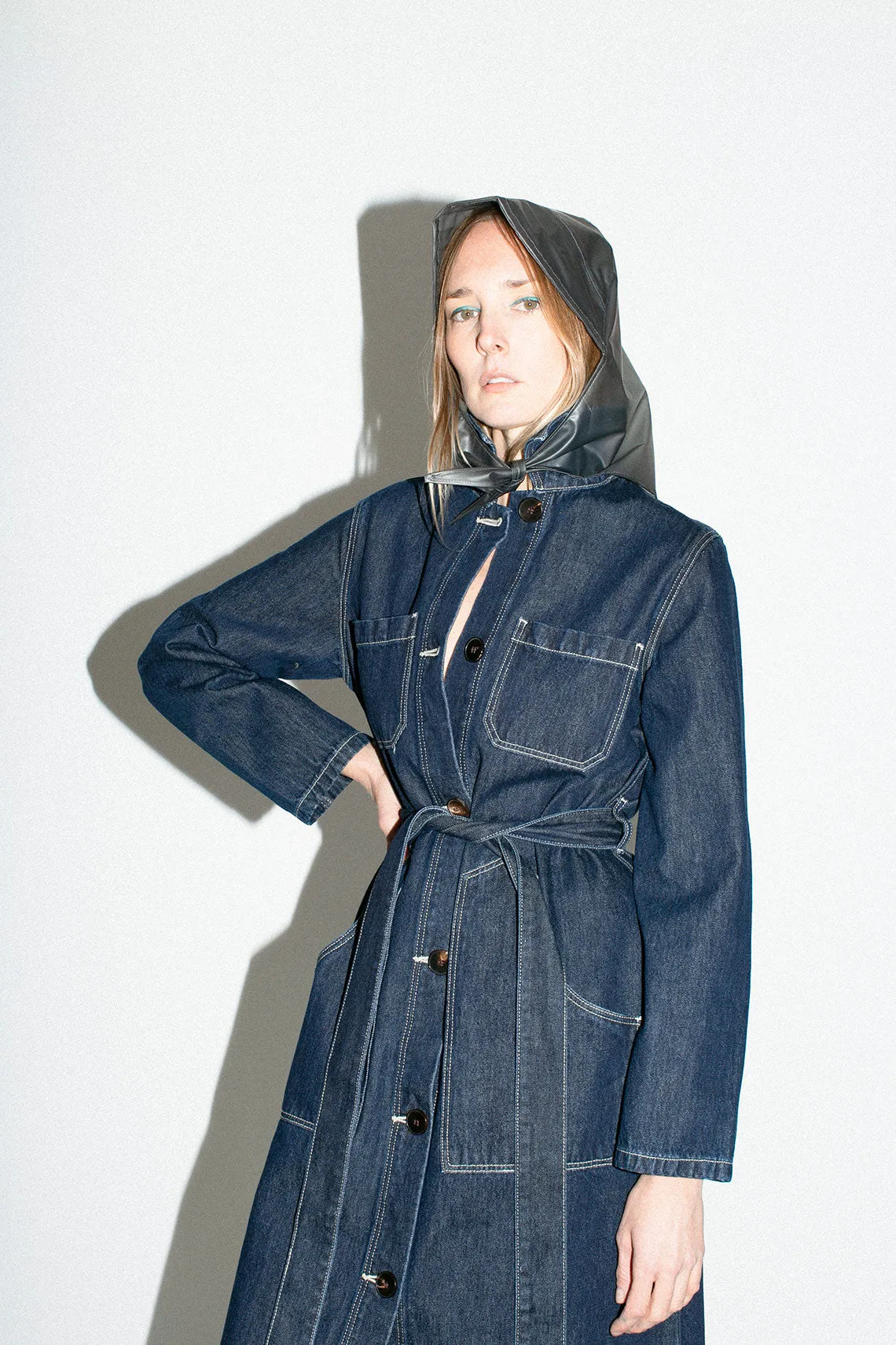 Denim Bijou Trench