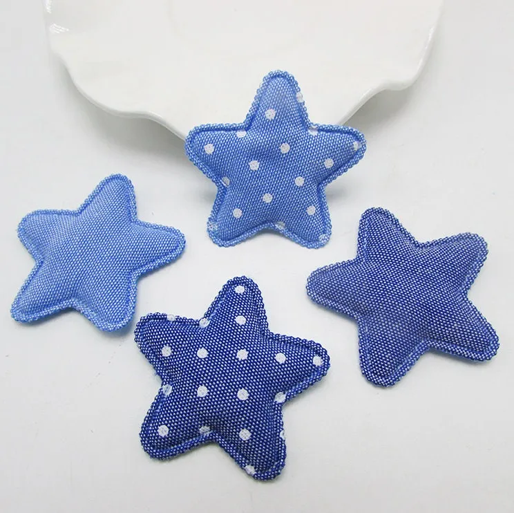 Denim Star Patches, Star Patch Appliques, Quality Patch Material Sew On Glued On, Cute Patches, Patch For Clothing Hat Jacket DIY