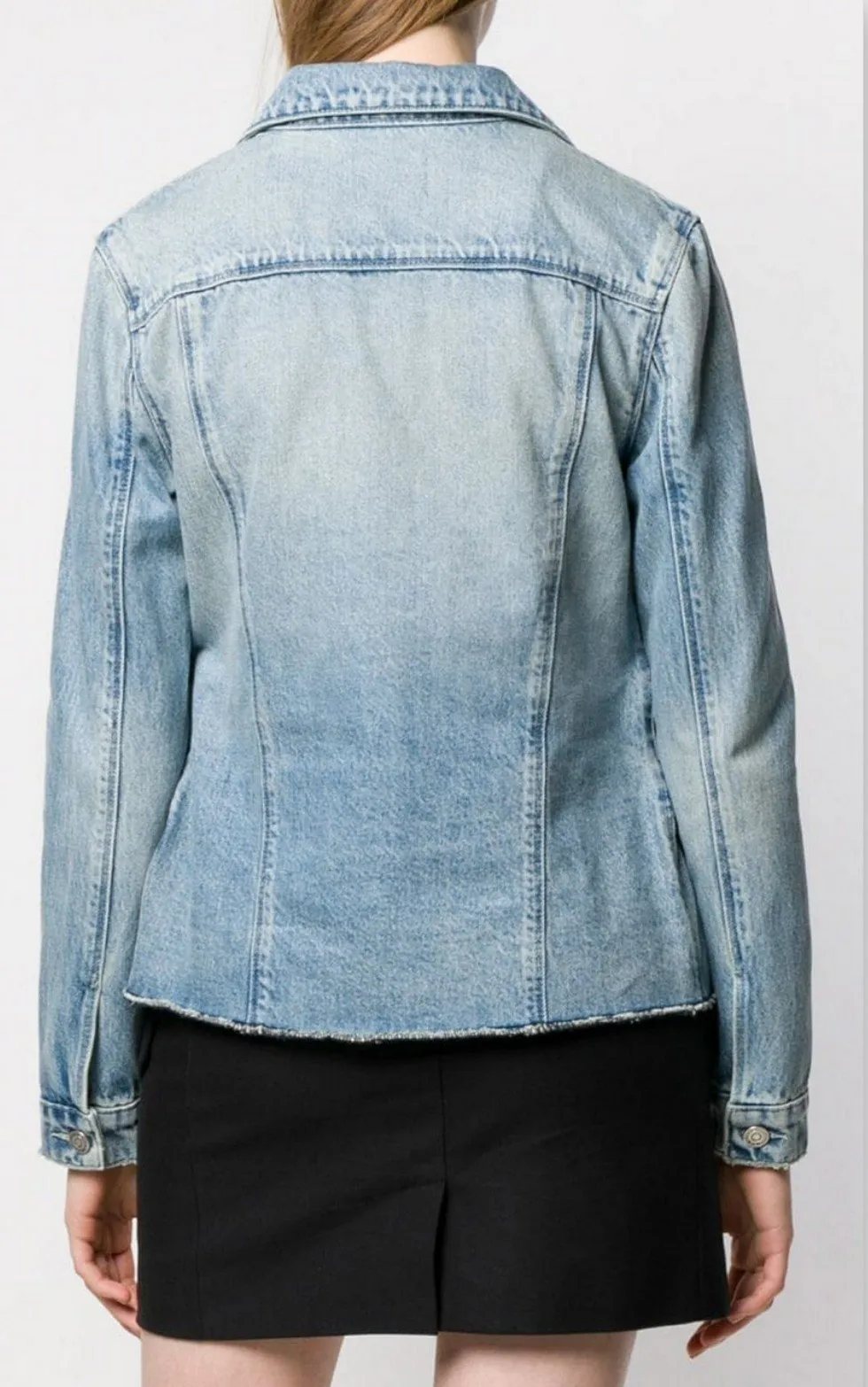 Double Buckle Denim Jacket