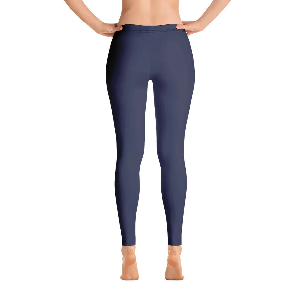 ELEVATED ESSENTIALS, SLIM AND SCULPT LEGGING NAVY BLUE