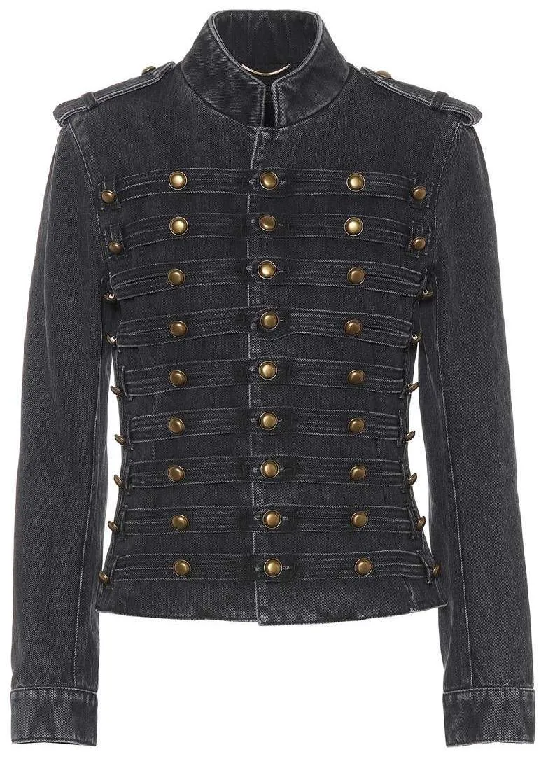 Embellished denim jacket