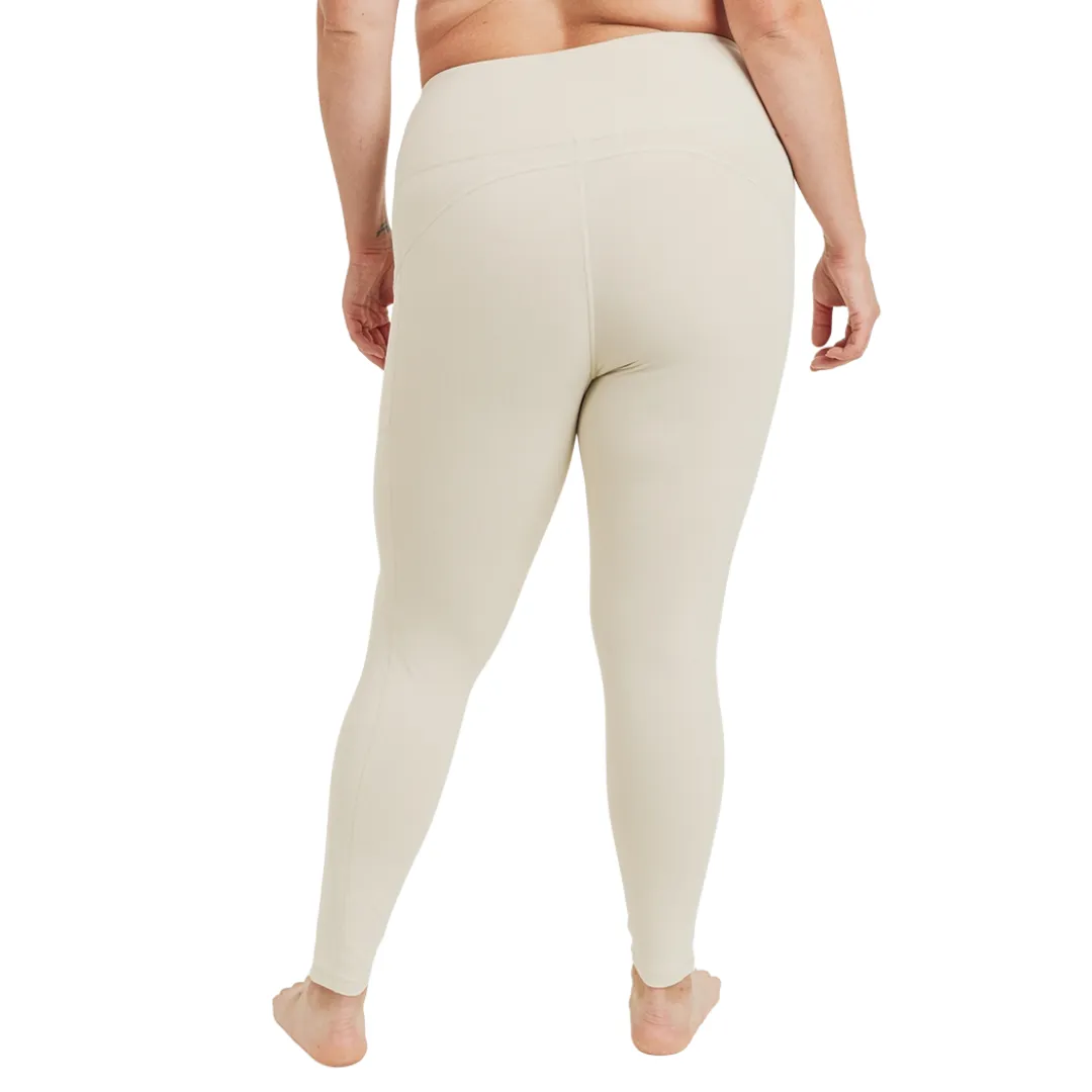 Essential Leggings with Mesh Pockets - Natural