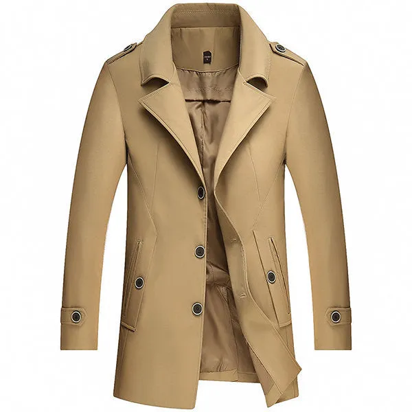 Fall Brief Business Casual Trench Coat