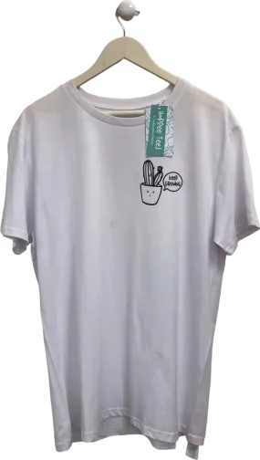 Happee Tees White 'Keep Growing' T-Shirt EU L