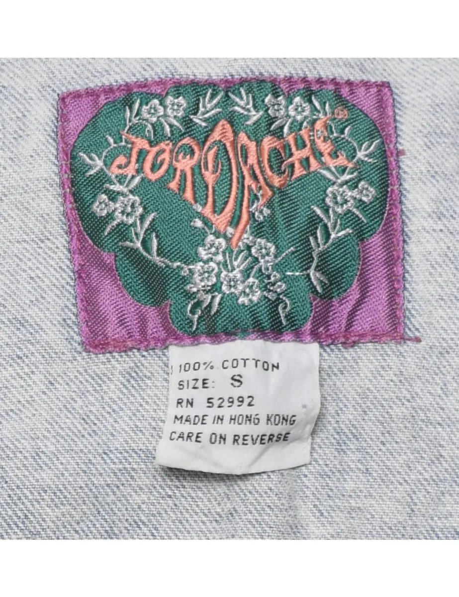 Jordache Denim Jacket Vest - S