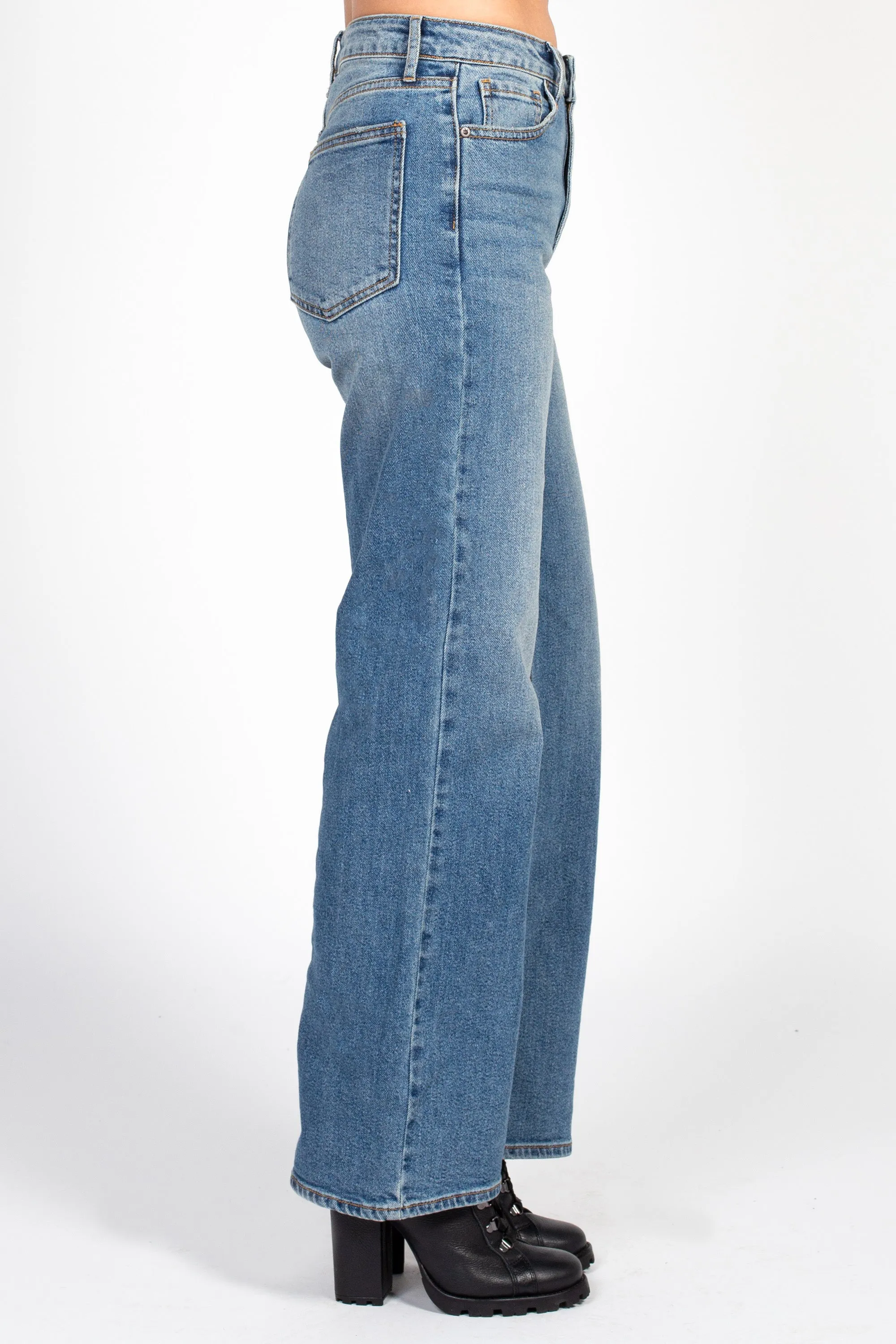 Just Black Denim Full Length Straight Jeans