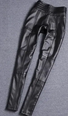 Leather Stretch Legging