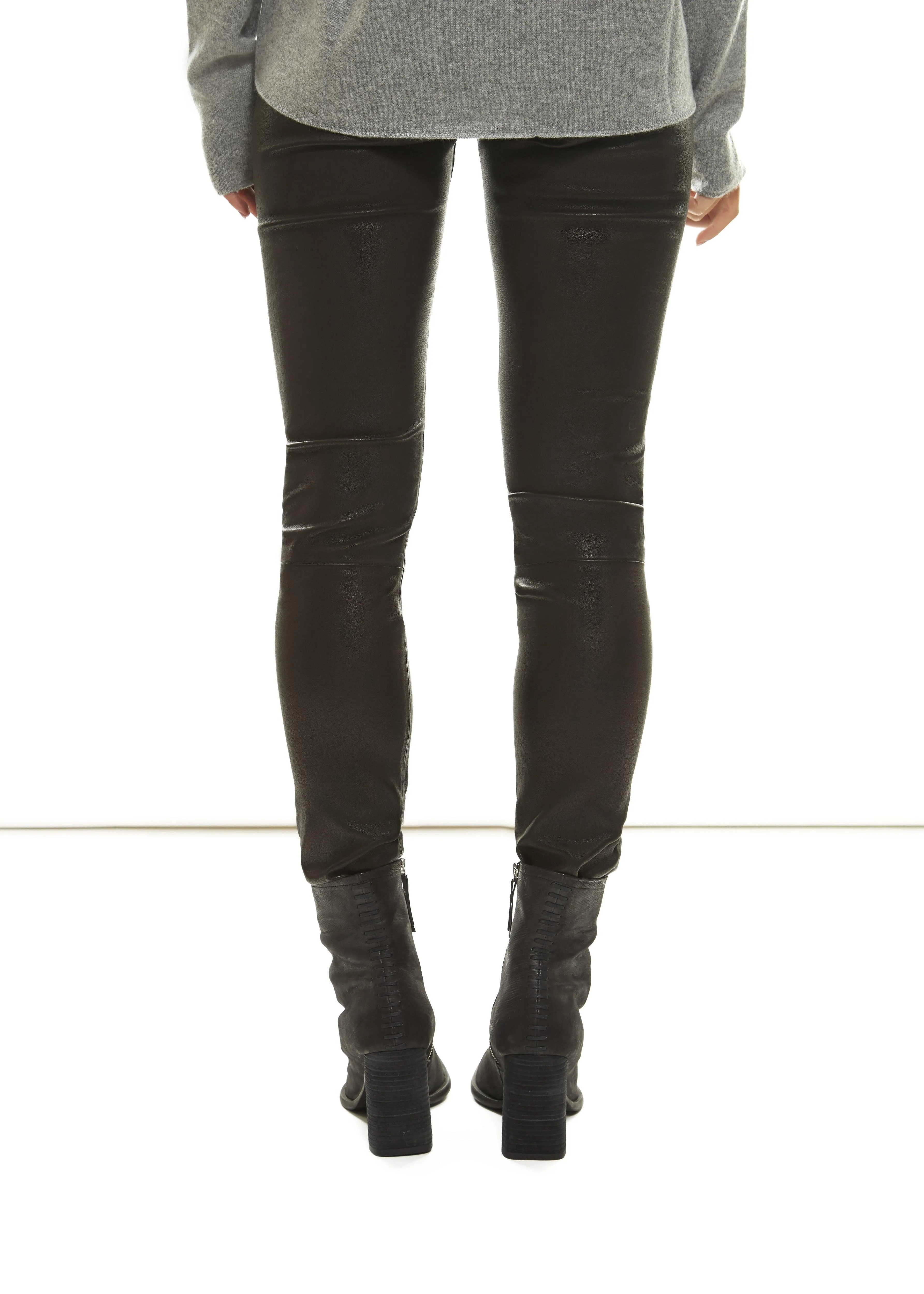 Leather Stretch Leggings