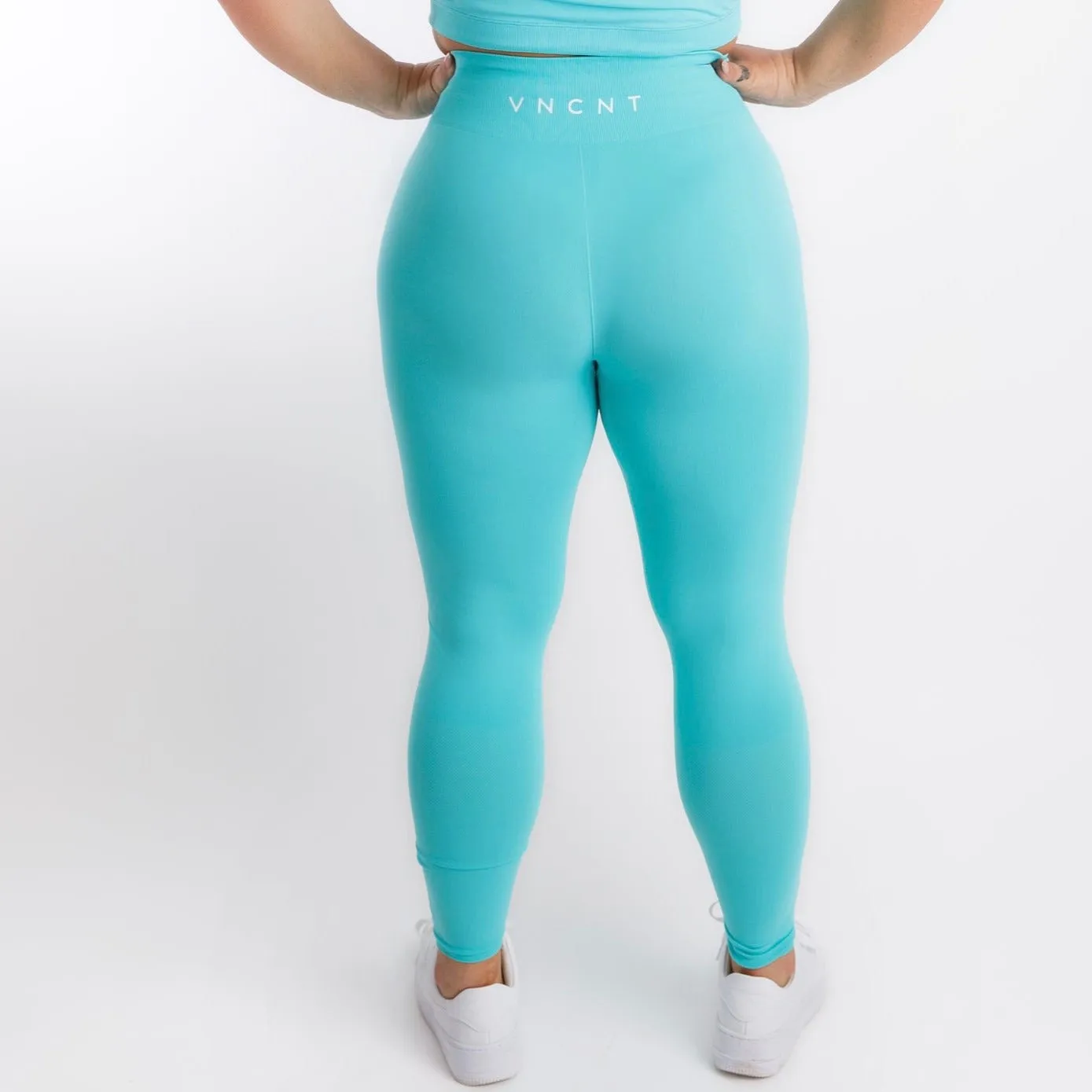 Level Up Leggings- Misty Teal