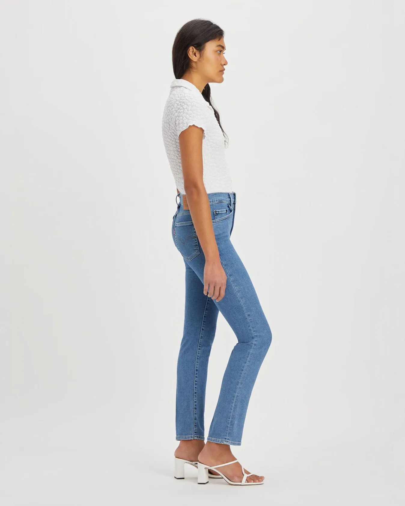 Levi's® Womens 724 High Rise Straight Leg Jeans - Beach Break Stone