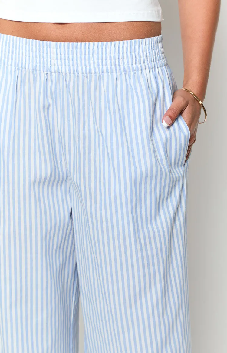 Mahalia Light Blue Stripe Pants