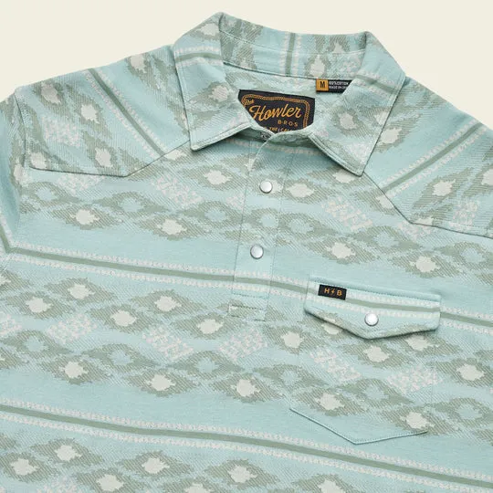 Men's Howler Bros | Ranchero Jacquard Polo | Seafoam