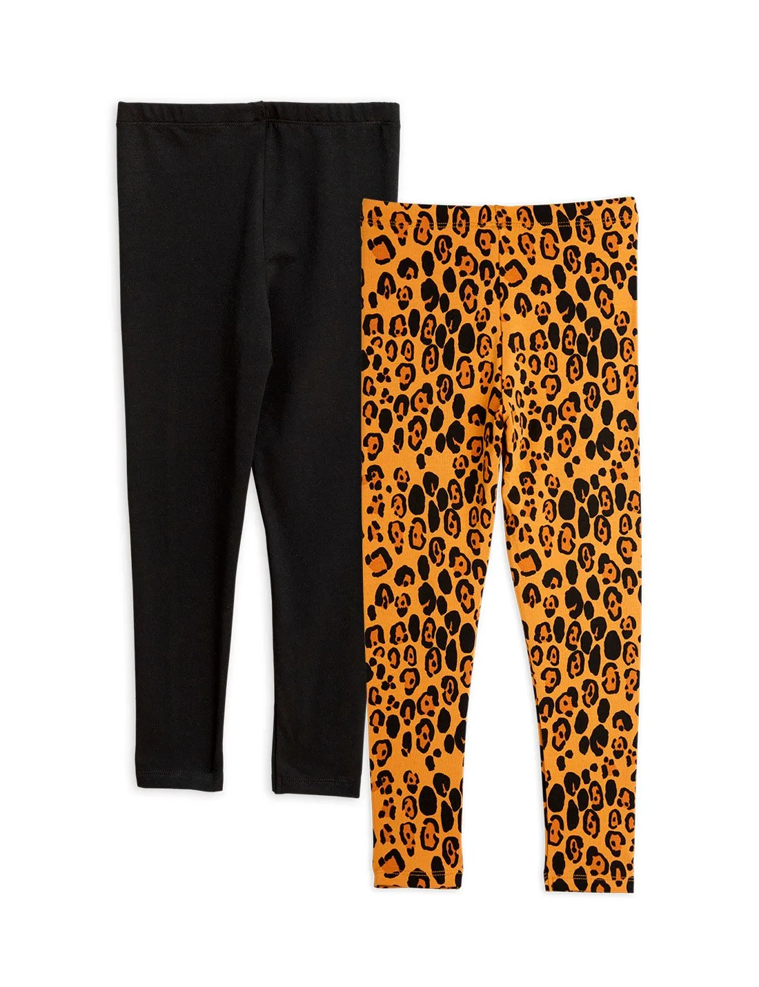 Mini Rodini Basic Leopard Leggings (2 pack)