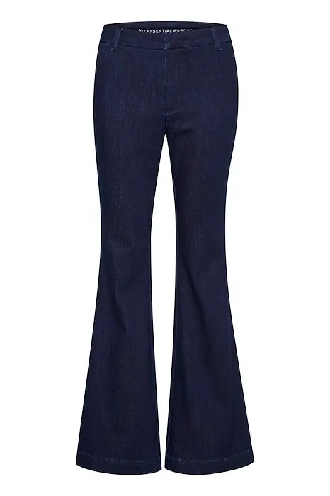 My Essential Wardrobe Ayo Jean in Dark Blue Wash