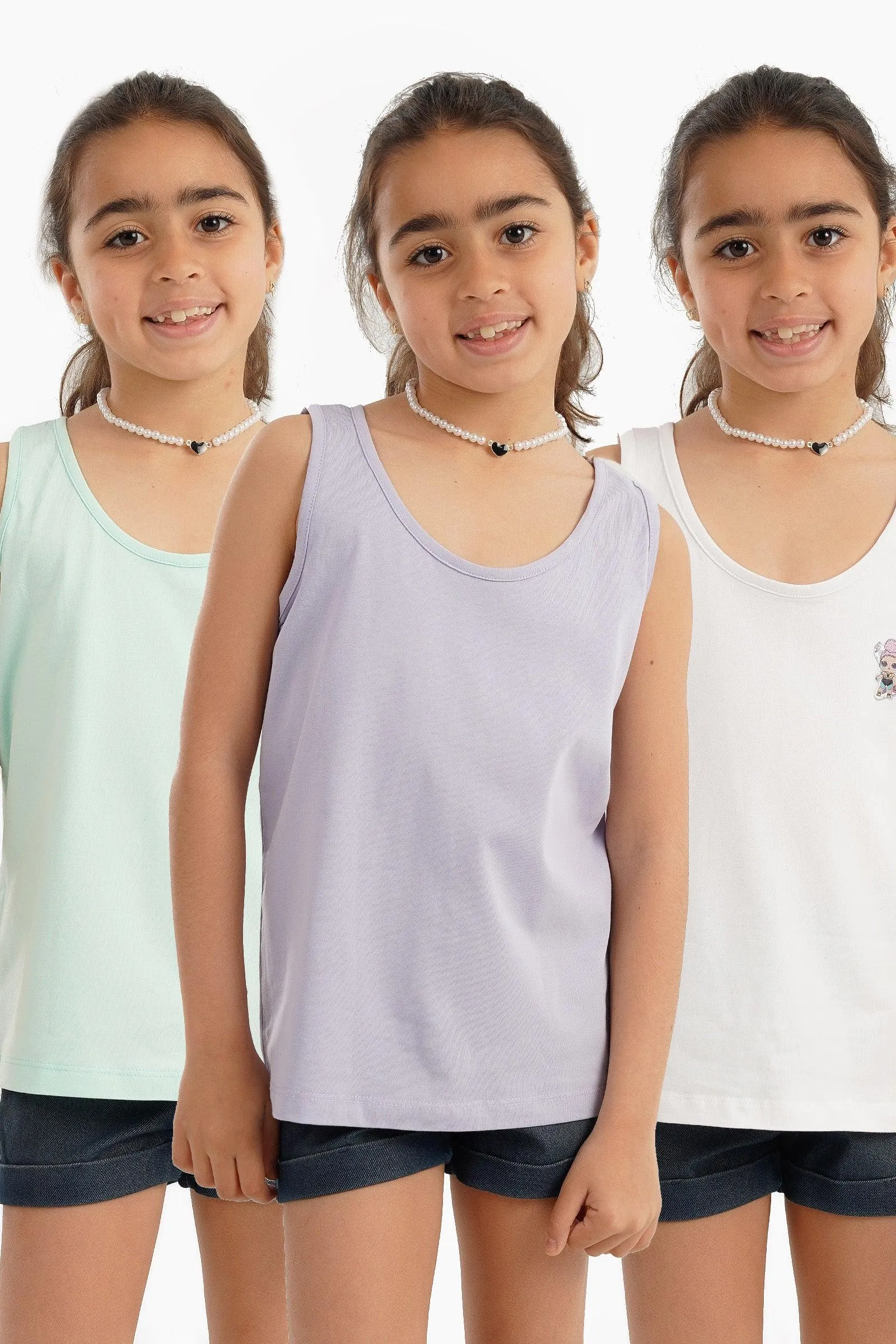 Pack of 3 Girly Basic Top