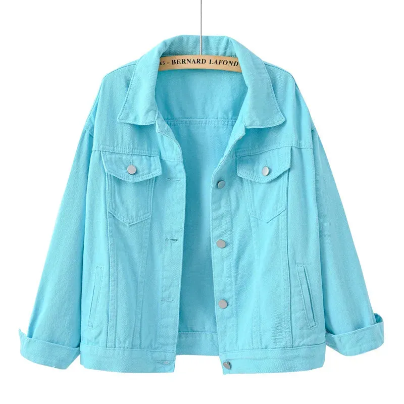 Pastel Coloured Denim Jackets