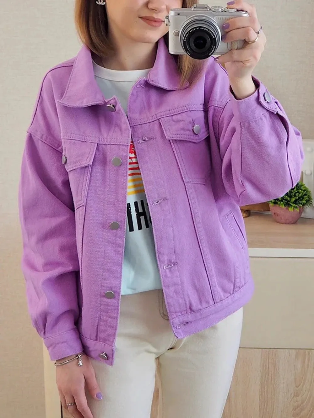 Pastel Coloured Denim Jackets