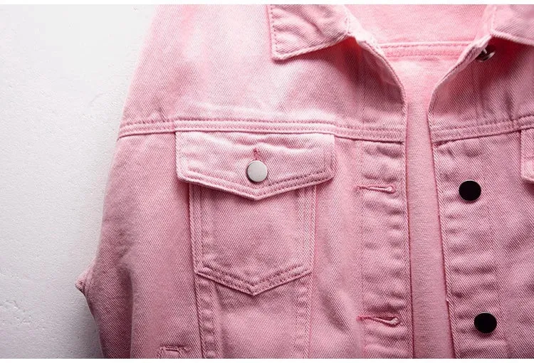 Pastel Coloured Denim Jackets