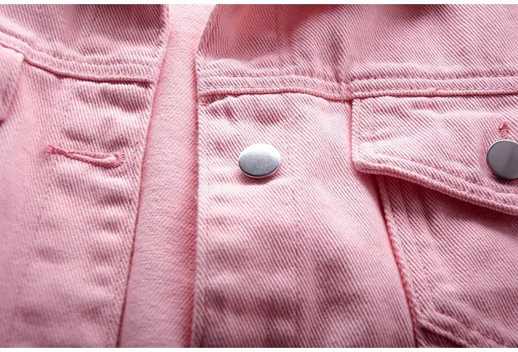 Pastel Coloured Denim Jackets