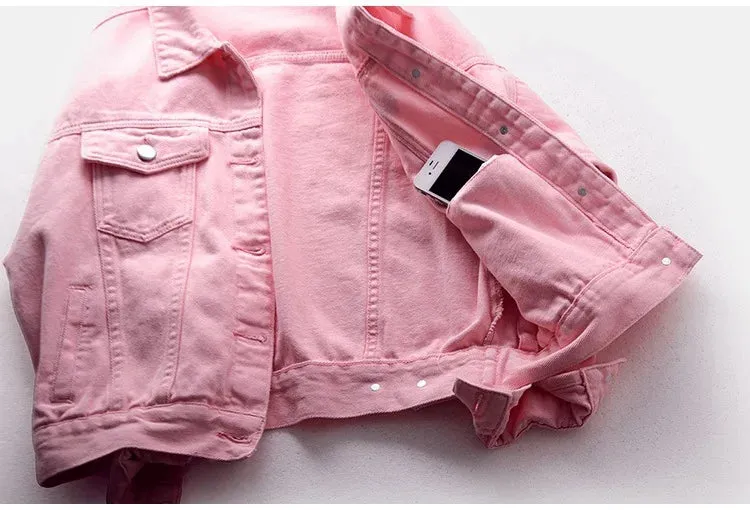 Pastel Coloured Denim Jackets