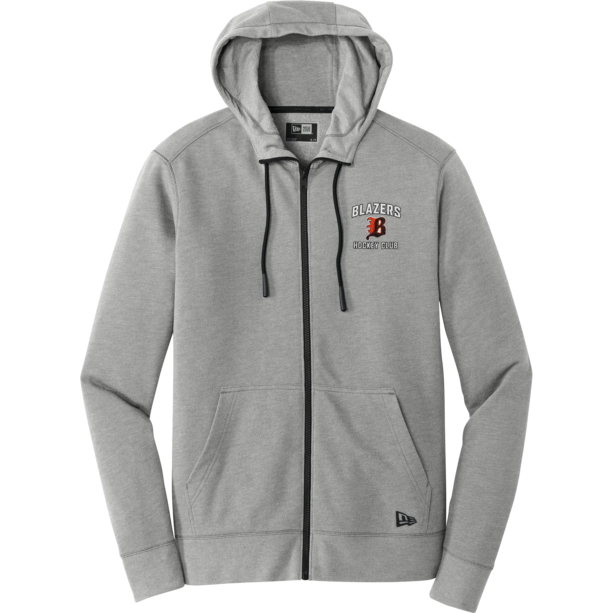 Philadelphia Blazers New Era Tri-Blend Fleece Full-Zip Hoodie