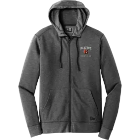 Philadelphia Blazers New Era Tri-Blend Fleece Full-Zip Hoodie