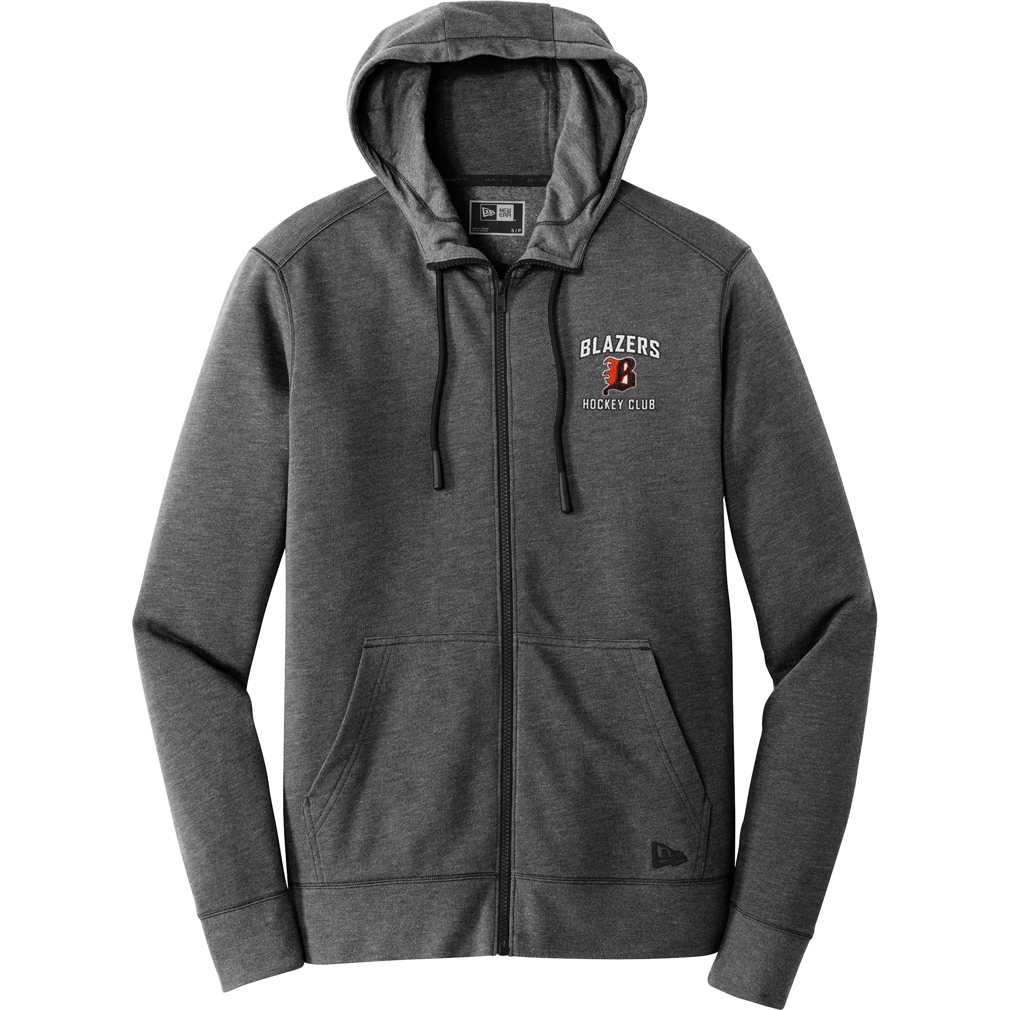 Philadelphia Blazers New Era Tri-Blend Fleece Full-Zip Hoodie