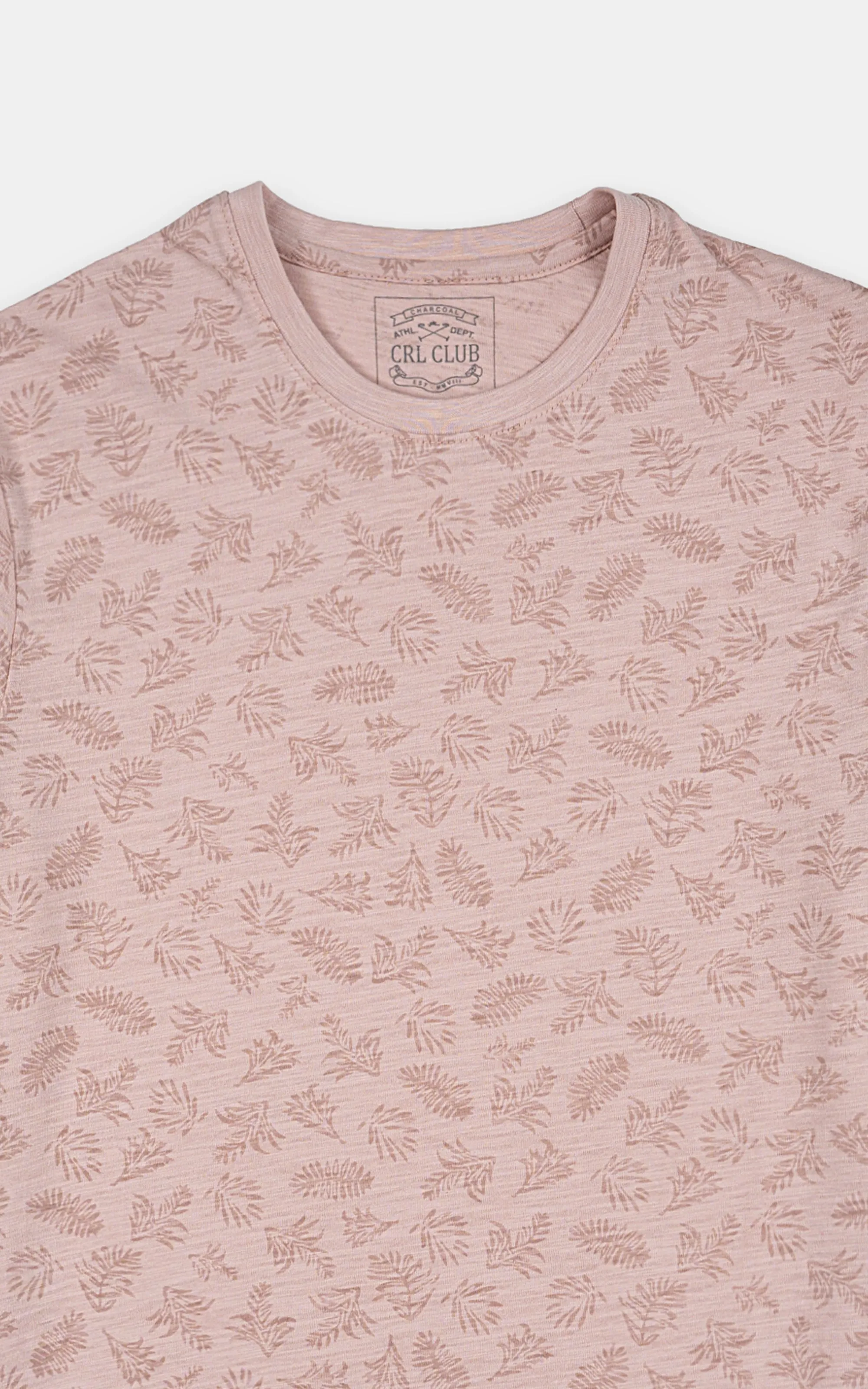 PRINTED T-SHIRT PEACH