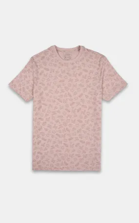 PRINTED T-SHIRT PEACH