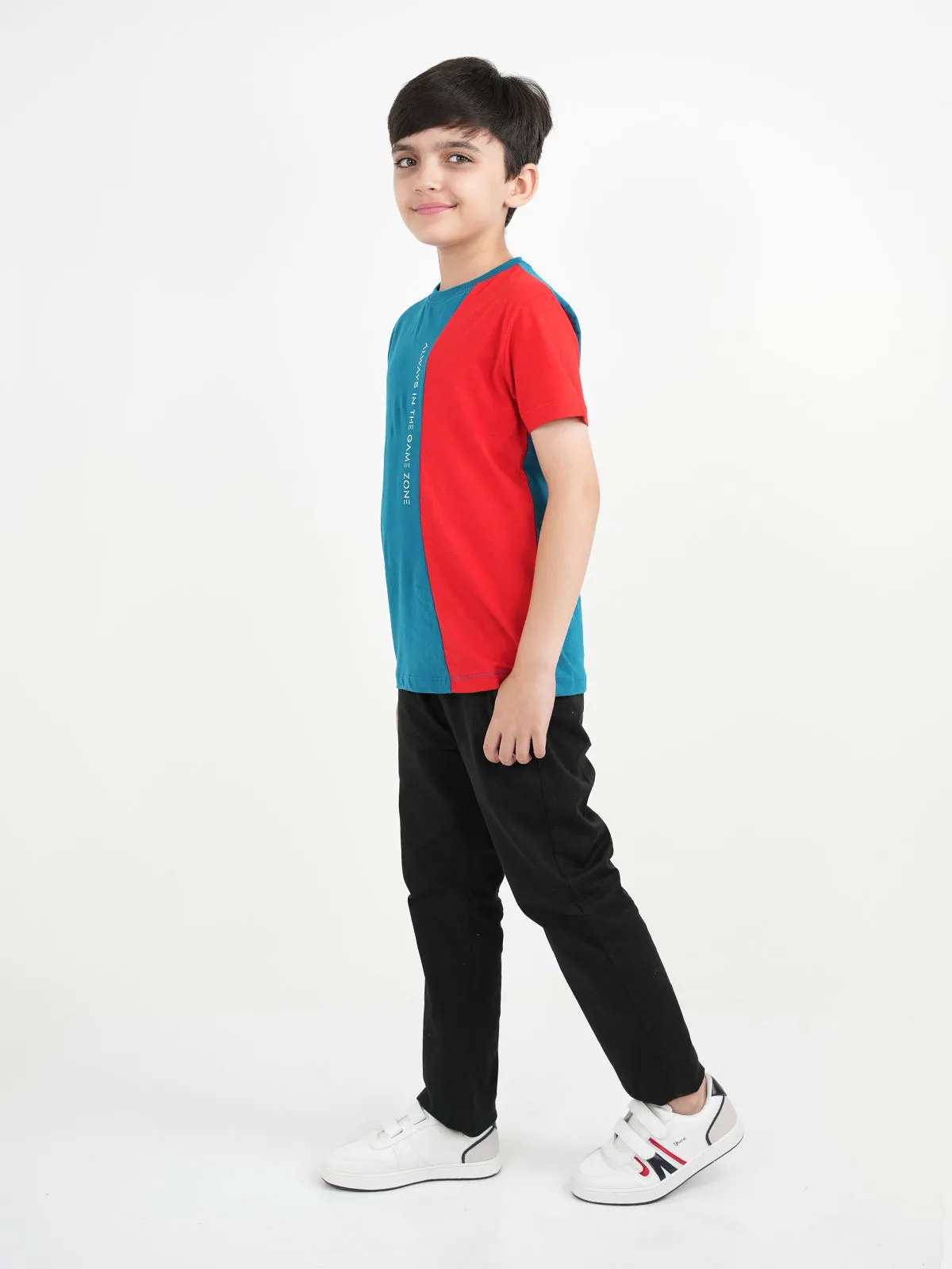 "ATUX" Kids Casual Summer Crewneck T-Shirt