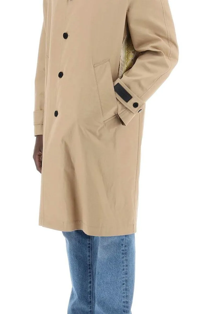 "SINGLE-BREASTED WATERPROOF COAT WITH