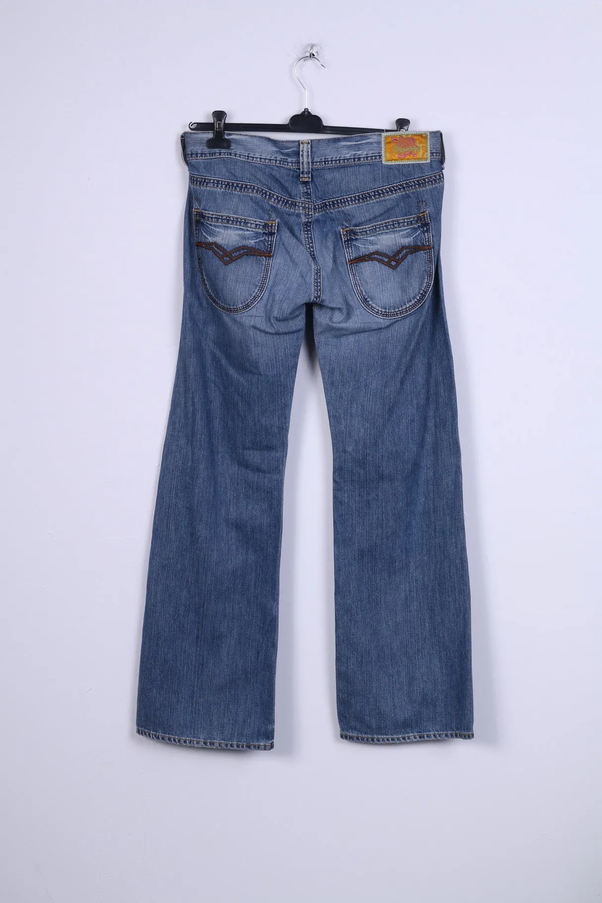 Replay Womens W31 L34 Trousers Denim Jeans Cotton Bootcut