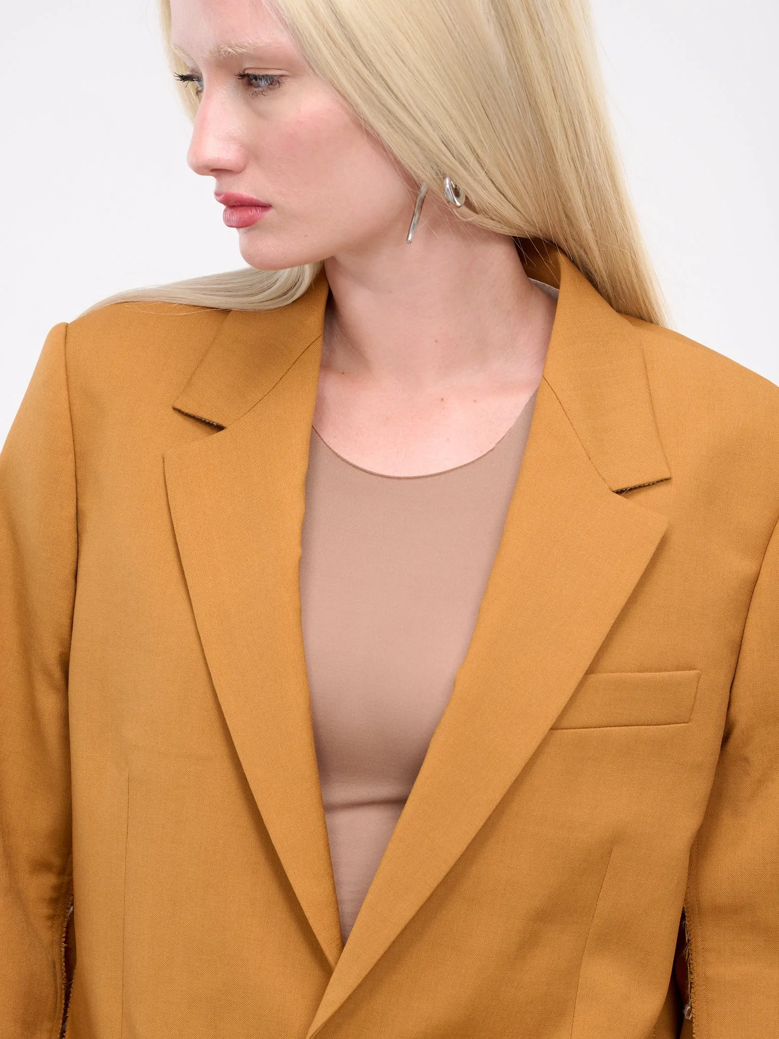 Structured Blazer (GIMA0259SU-UTWA20-PUMPKIN)