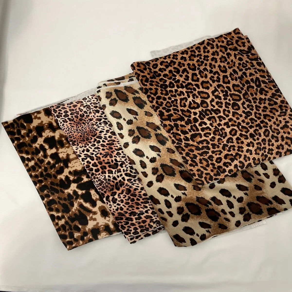 Wild Cheetah Print Stretch Velvet Fabric